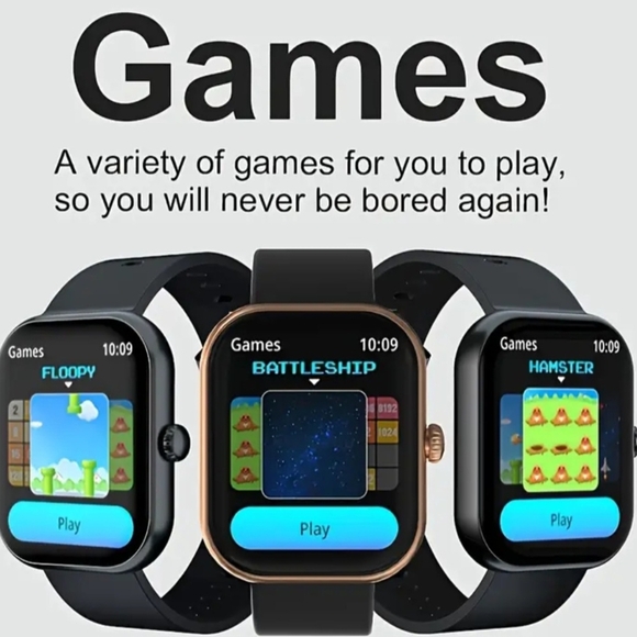 Smart Wearable Watch - Silver and White - Picture 7 of 8